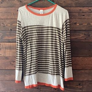 Sun and moon long sleeve top